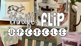 Thrift Flip | Upcycle | IOD Stamps & Transfers | Functional Home Decor