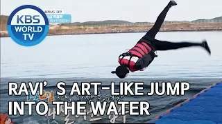 Ravi’s art-like jump into the water [2 Days & 1 Night Season 4/ENG/2020.01.12]