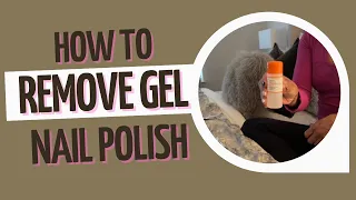 SHOCKINGLY EASY | How to remove gel nail polish at home | #gelnails #gelpolish Droppin’Jewels