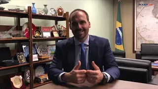 Em vídeo, Eduardo fala em ter "certo gabarito" para ser embaixador nos EUA