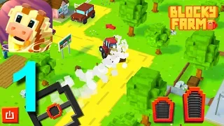 Blocky Farm Walkthrough Part 1 / Android iOS Gameplay HD