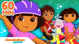 Dora the Explorer | 60 minutes d'aventures avec Dora et Babouche 🐵 | Nickelodeon Jr. France