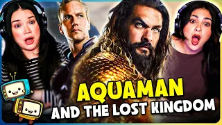 AQUAMAN AND THE LOST KINGDOM Movie Reaction! | First Time Watch! | Jason Momoa | Patrick Wilson