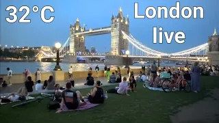 🔴 LONDON LIVE, THE HOTTEST DAY OF 2023 so far. LONDON SEPTEMBER HEATWAVE. 7th of SEPTEMBER 2023