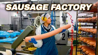 How Sausage Is Made - Sausage Production Line | Meat Factory