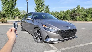 2023 Hyundai Elantra Limited Hybrid: Start Up, Walkaround, Test Drive and Review