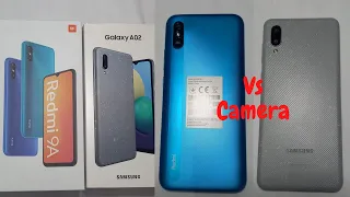 Samsung A02 Vs Redmi 9A |  Unboxing | Camera Test