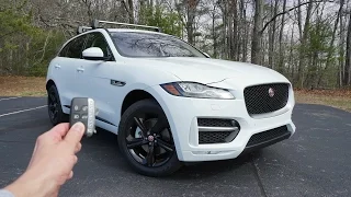 2017 Jaguar F-Pace 35t R-Sport: Start Up, Exhaust Walkaround and Review