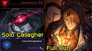 Conundrum Lv.12 Gallagher Solo Run Curio Extrapolation Dice