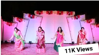 Badhai ho Badhai and Dulhan Ghar Aai # My performance with Groom's mother and friends#weddingdance