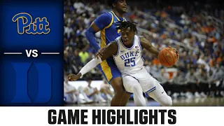 Pitt vs. Duke 2023 New York Life ACC Men's Basketball Tournament Highlights