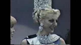 Monica Munro is crowned Miss Continental 1993/94 w/Kelly Anderson, Michelle Mitchells, Tasha Long