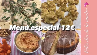 🍍Menú ESPECIAL DÍA DE LA MADRE por 12€, FÁCIL y BARATO 💰