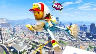 GTA 5 Ragdolls Jake from Subway Surfers (Euphoria Physics |  Fails | Funny Moments) #3