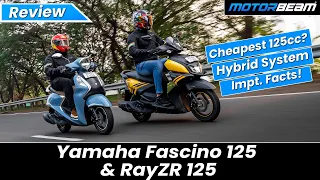 Yamaha Fascino 125 vs RayZR 125 - Same, Same But Different? | MotorBeam