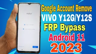 VIVO Y12G FRP Bypass Android 11/VIVOY12G Google Lock Bypass/FRP Unlock Newmethod Without Pc |