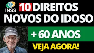 IDOSO MAIS DE 60 ANOS TEM DIREITO A RECEBER ESSES 10 BENEFÍCIOS DOS IDOSOS!!
