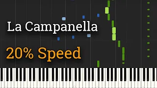 Liszt - La Campanella (Slow Piano Tutorial) [20% Speed]