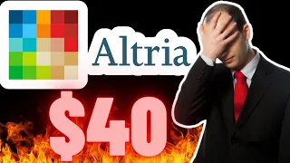 Altria (MO) Below $40 - MASSIVE Opportunity or Trap With Dividend Cut? | Buy This 10% Yield Stock? |