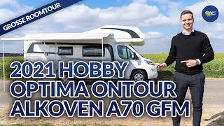 2021 Hobby Optima ONTOUR Alkoven A70 GFM | Reisemobil | Test & Kaufberatung  - Camperland Bong