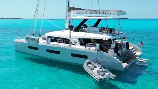 AEOLUS  yacht charter catamaran  - Stunning video sailing the Exumas, Bahamas