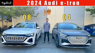 The new Audi Q8 vs 2024 Audi Q4 e-tron. Which one to buy?