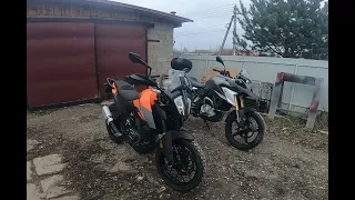 KTM 390 ADVENTURE  BMW 310 GS первые впечатления о легких тур эндуро