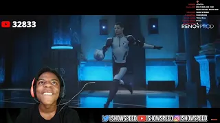 ISHOWSPEED Reacts To GALAXY 11 - Ronaldo + Messi Save The World
