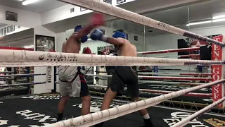 Juan Funez sparring beast mode