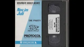 Warner Video News - Juli 1986 VHS (Goldie Hawn, Peter Sellers, Rosarote Panther)