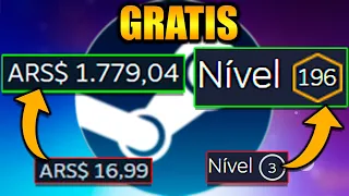 ✅COMO SUBIR DE NIVEL Y GANAR DINERO EN STEAM GRATIS🤑 2023 - *fácil y rápido*