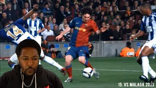 UNREAL!!! | LIONESL MESSI - TOP 20 GOALS OF THE GOAT!!! | AMERICAN REACTION!!!