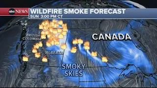 Growing wildfires in Canada forces thousands to evacuate