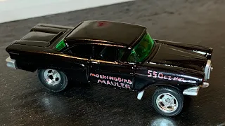 Custom Hot Wheels 58 Edsel gasser “Mockingbird Mauler”