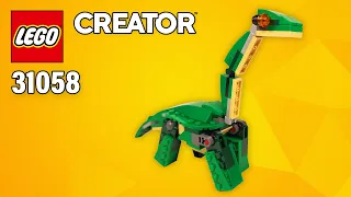 LEGO Brontosaurus [31058] from Lego Creator Mighty Dinosaurs Extra Building Instructions