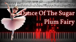 Dance Of The Sugar Plum Fairy by Tchaikovsky - The Nutcracker Suite (sheet music for piano tutorial)