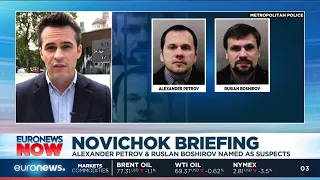 UK police have identified two Russians in the Novichok poisoning of the Skripals