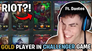 Gold Player gets put in Challenger Game ft. Dantes