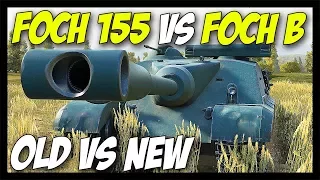 ► Foch 155 vs Foch B - Old vs New - World of Tanks AMX 50 Foch B / 155 Gameplay