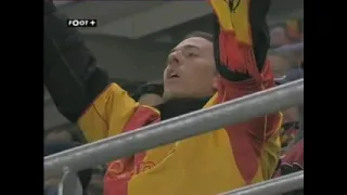 Les Corons chantés par le public lensois pour la 1ère fois (RC Lens - FC Nantes, 19 février 2005)