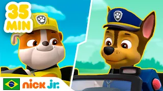 Patrulha Canina | 35 MINUTOS resgatando amigos | Nick Jr. em Português