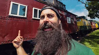 AN EATING CHALLENGE ON BOARD A TRAIN?! | THE BIG BOY BREAKFAST | PHILLY EP.6 | BeardMeatsFood