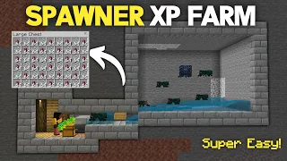 EASIEST 1.20 CAVE SPIDER SPAWNER XP FARM Tutorial in Minecraft Bedrock & Java