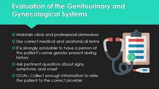 Genitourinary and Gynecological Symptoms 11 13 2019