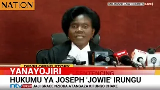 Joseph 'Jowie' Irungu sentenced to death for the murder of Monica Kimani