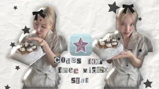 ➳ codes for free video star ⋆ || коды для бвс ⋆