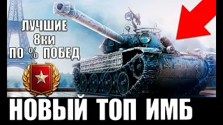 ТОП5 ТАНКОВ 8лвл С САМЫМ ВЫСОКИМ % ПОБЕД! ЛУЧШИЕ ТАНКИ 8 УРОВНЯ World of Tanks