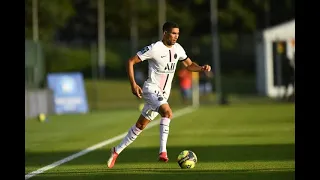 Achraf Hakimi debut match and first goal for PSG #PSG #Hakimi