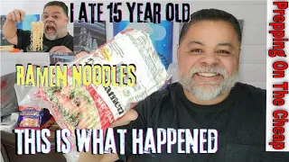 Prepping On The Cheap: I Ate 13 Year Old Ramen & This Is Not What I Expected!