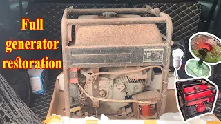 How to restoration generator engine | Repair and reuse old rusty generators